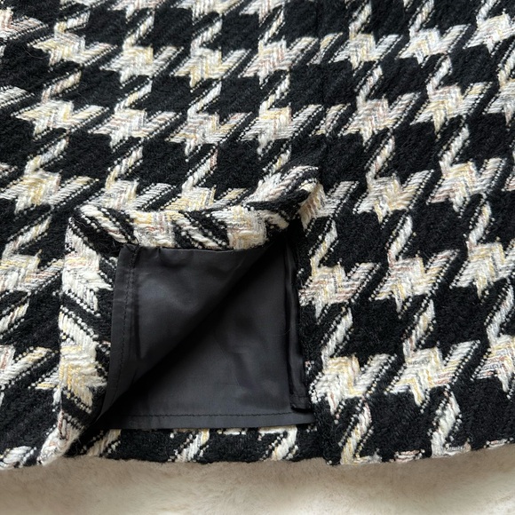 Jaclyn Smith Houndstooth Pencil Skirt Knee-Length Work - Picture 6 of 9